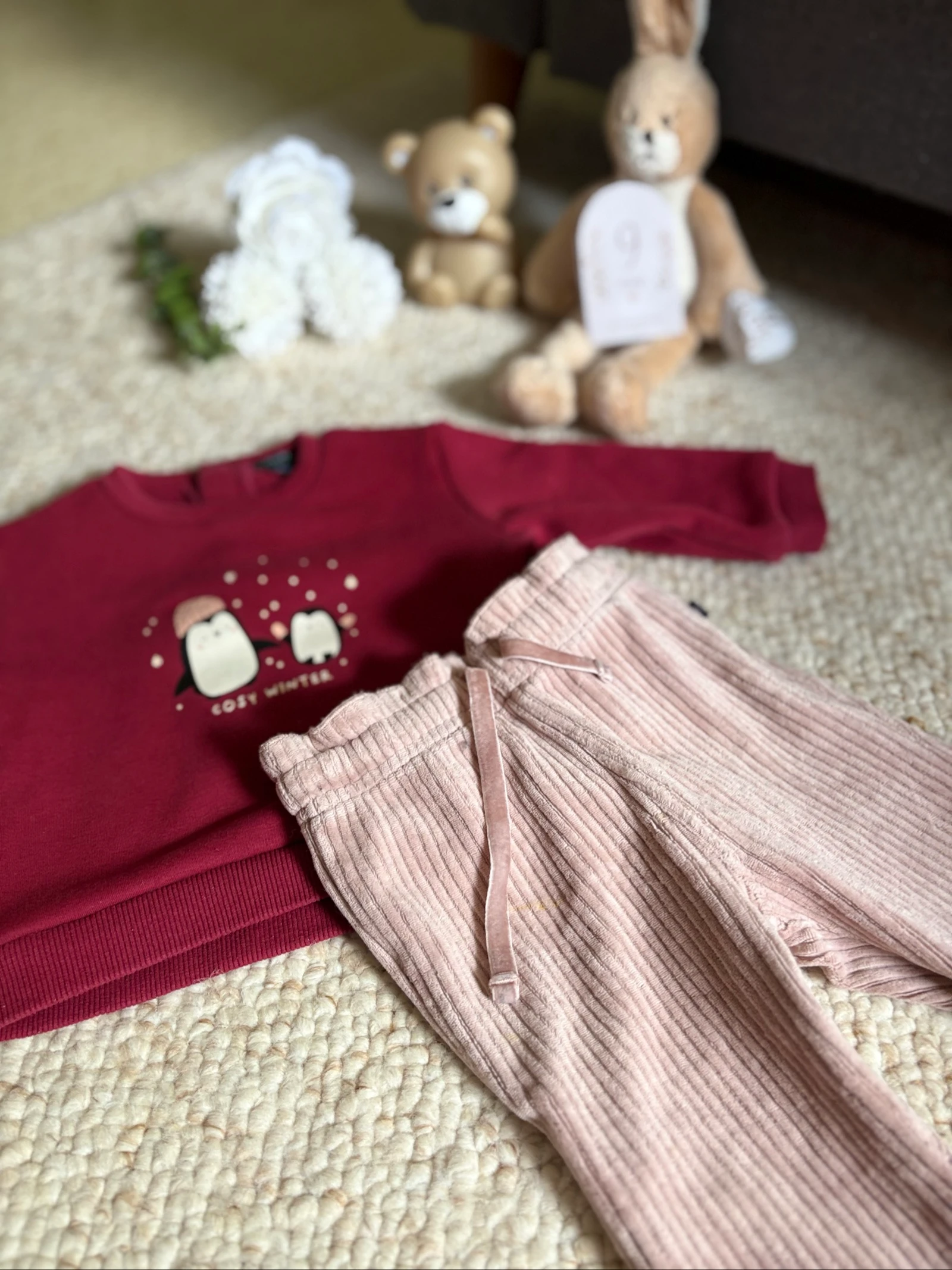 🎀 Conjunto cálido para niña – Talla 9 meses – photo 3